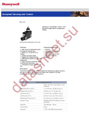 SL1-H datasheet  